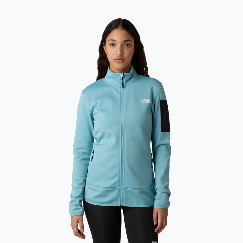 Damenpullover The North Face Mistyescape Fleece blue eclipse/schwarz