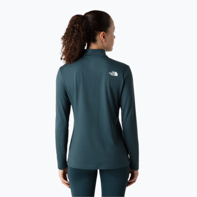 Shirt Damen The North Face Flex 1/4 Zip Slim deep cypress 3