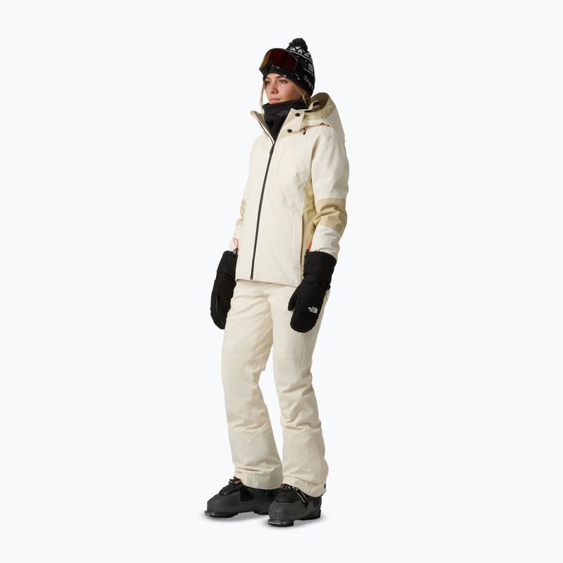 Skijacke Damen The North Face Lenado white dune/gravel 2