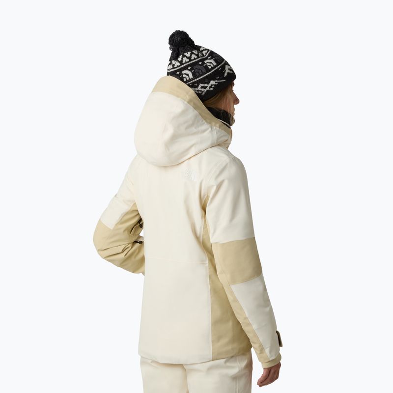 Skijacke Damen The North Face Lenado white dune/gravel 3