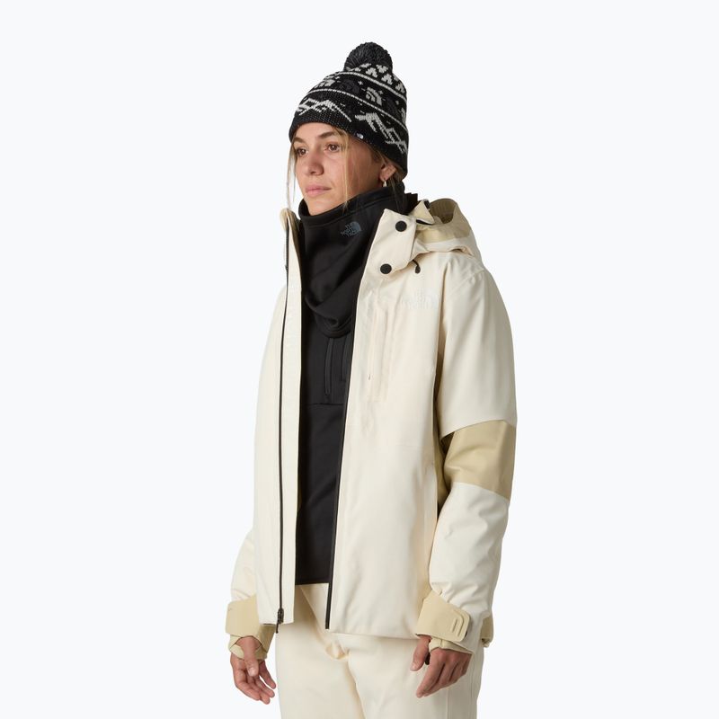Skijacke Damen The North Face Lenado white dune/gravel 4