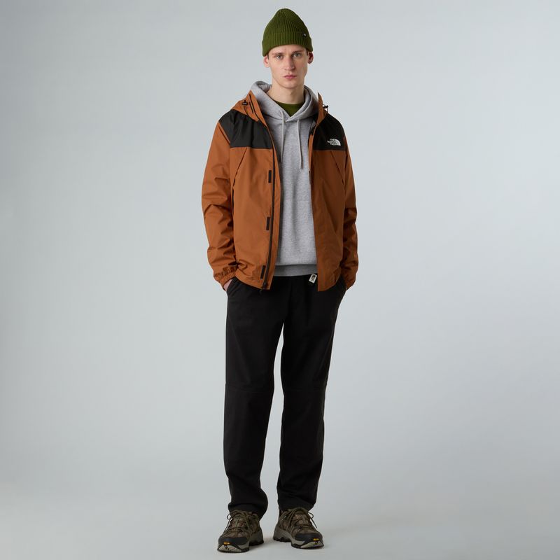 Herren-Regenjacke The North Face Antora Burnt Umber/Black 2