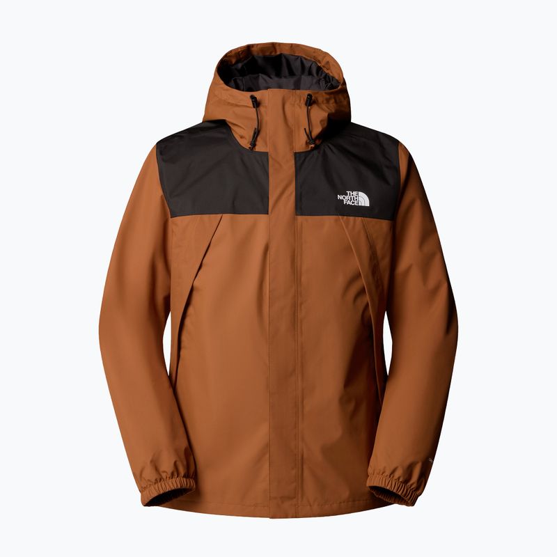 Regenjacke Herren The North Face Antora burnt umber/black 5