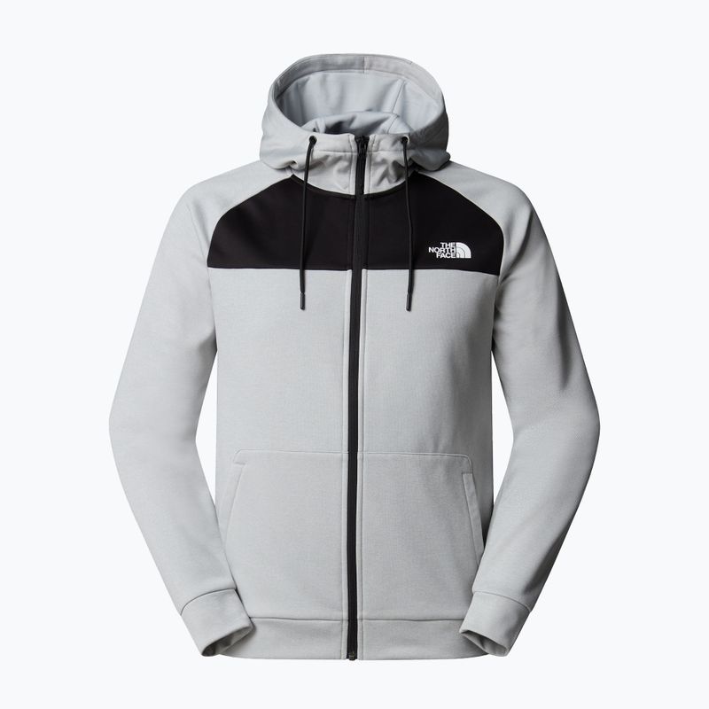 Hoodie Sweatshirt Herren The North Face Reaxion Fleece Full Zip Hoodie high rise grey light heather
