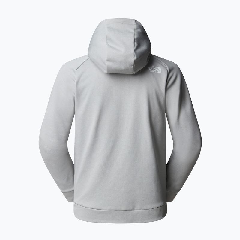 Hoodie Sweatshirt Herren The North Face Reaxion Fleece Full Zip Hoodie high rise grey light heather 2