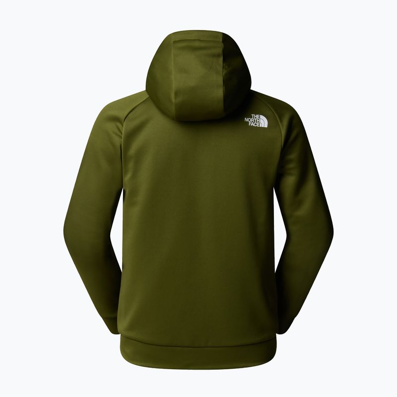 Hoodie Sweatshirt Herren The North Face Reaxion Fleece Full Zip Hoodie woodland green/black 2