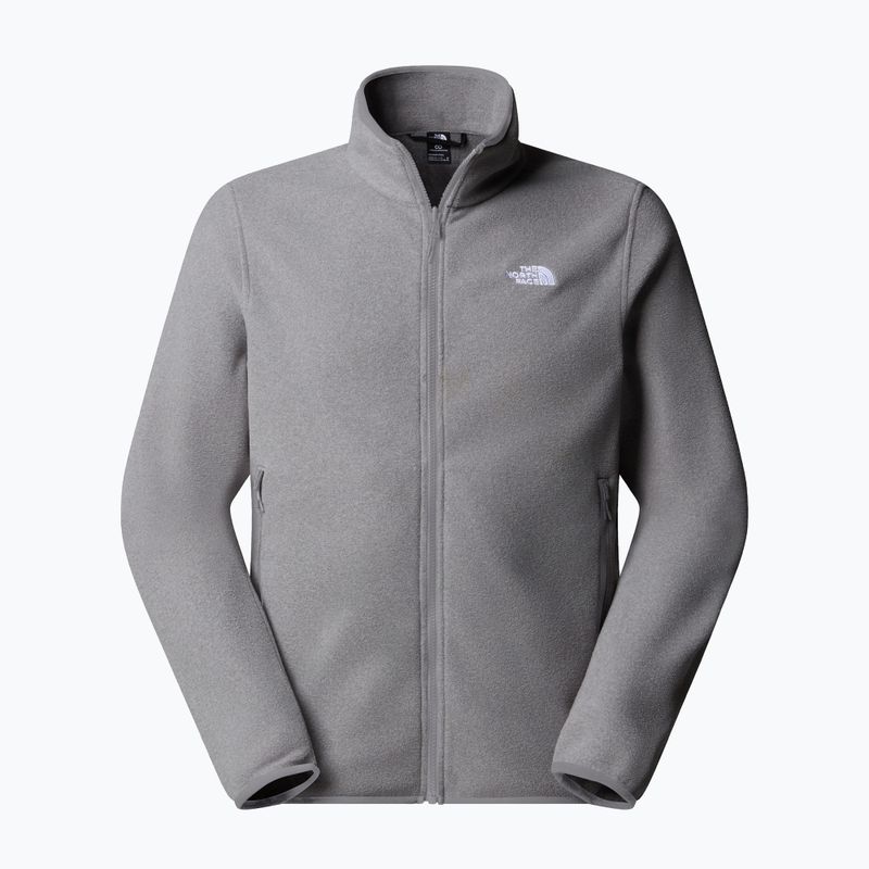 Fleece Hoodie Sweatshirt Herren The North Face Glacier Fleece mid grey heather 5