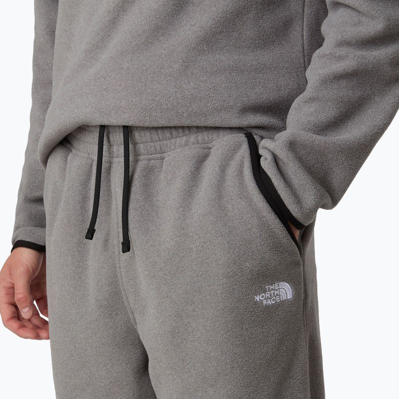 Hose Herren The North Face Glacier Fleece mid grey heather 4