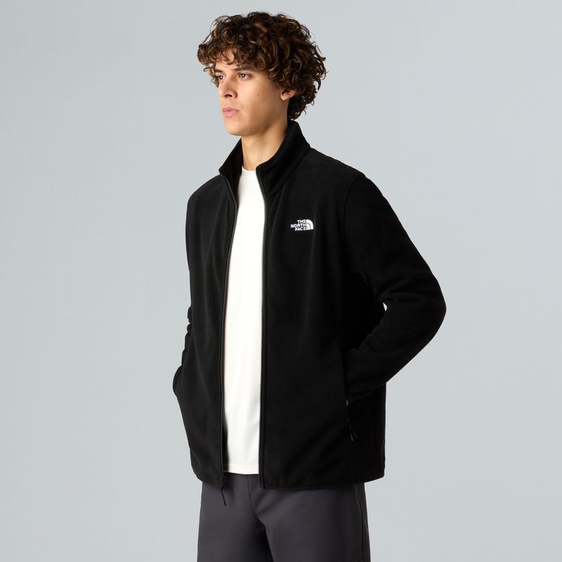 Fleece Hoodie Sweatshirt Herren The North Face Glacier Fleece black 4