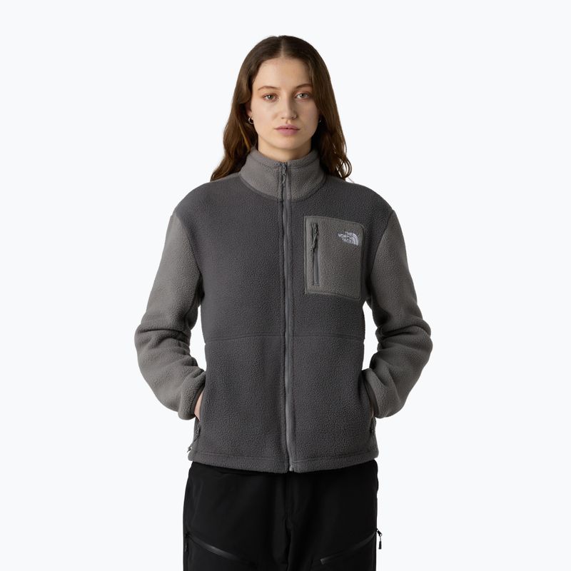 Fleece Hoodie Sweatshirt Damen The North Face Yumiori Full Zip anthracite grey/smoked