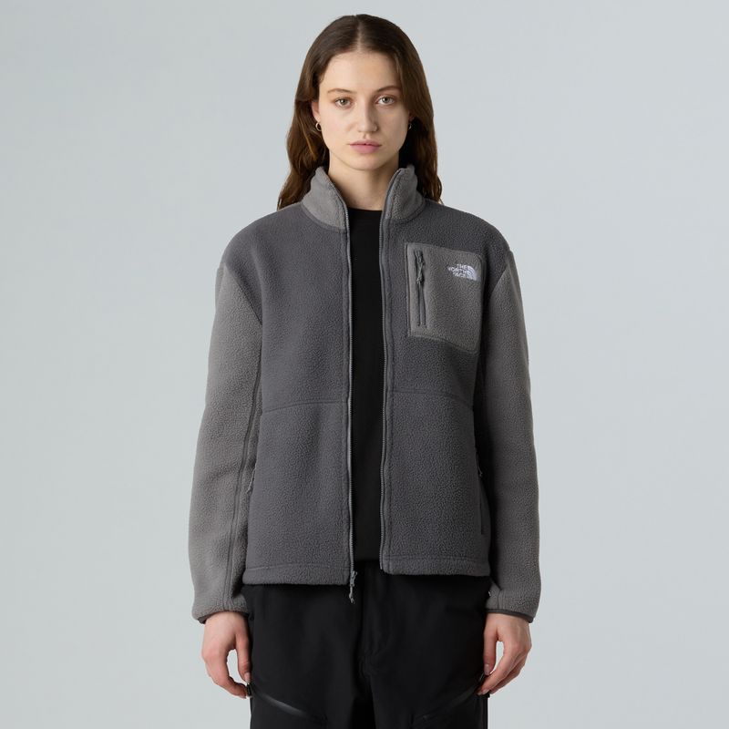 Damen Fleece-Sweatshirt The North Face Yumiori Full Zip anthrazitgrau/geräuchert 4
