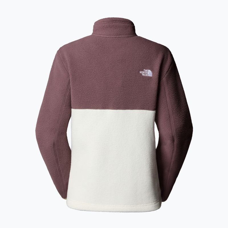 Fleece Hoodie Sweatshirt Damen The North Face Yumiori Full Zip white dune/tawny quartz 2