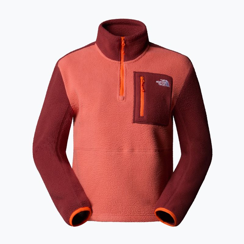 The North Face Frauen Yumiori 1/4 Zip Sweatshirt Mars Staub/Sumac/Solar Flare 4