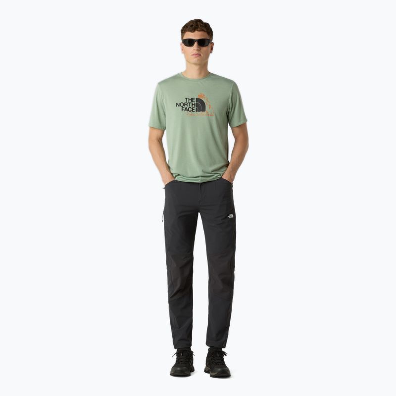 Shirt Herren The North Face Mountain Foundation Graphic state moss 2