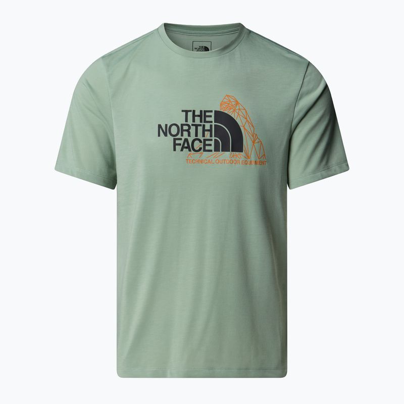 Shirt Herren The North Face Mountain Foundation Graphic state moss 4