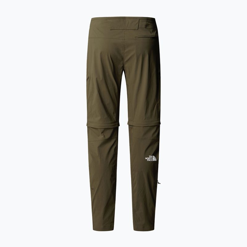 Herren-Trekkinghose The North Face Exploration Regular Tapered Convertible taupe green 6