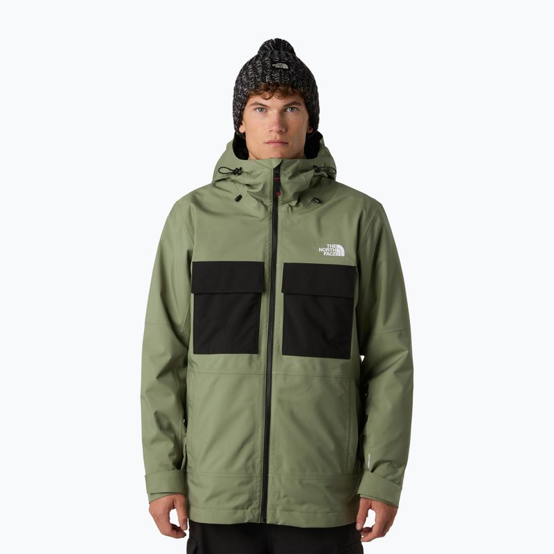 Snowboardjacke Herren The North Face Fourbarrel Triclimate bark mist/black 11
