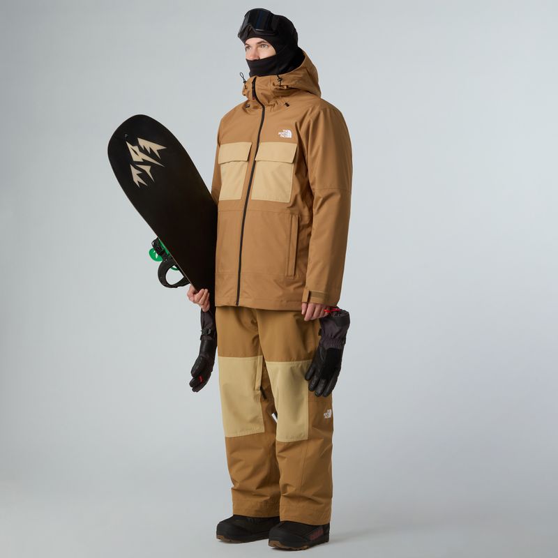 Snowboardjacke Herren The North Face Fourbarrel Triclimate utility brown/khaki 2
