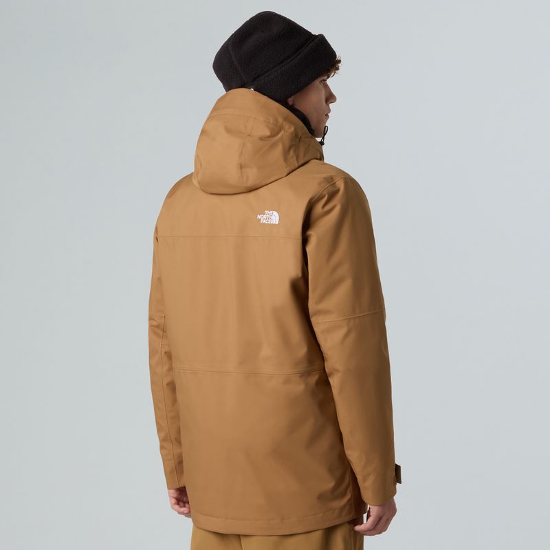 Snowboardjacke Herren The North Face Fourbarrel Triclimate utility brown/khaki 3
