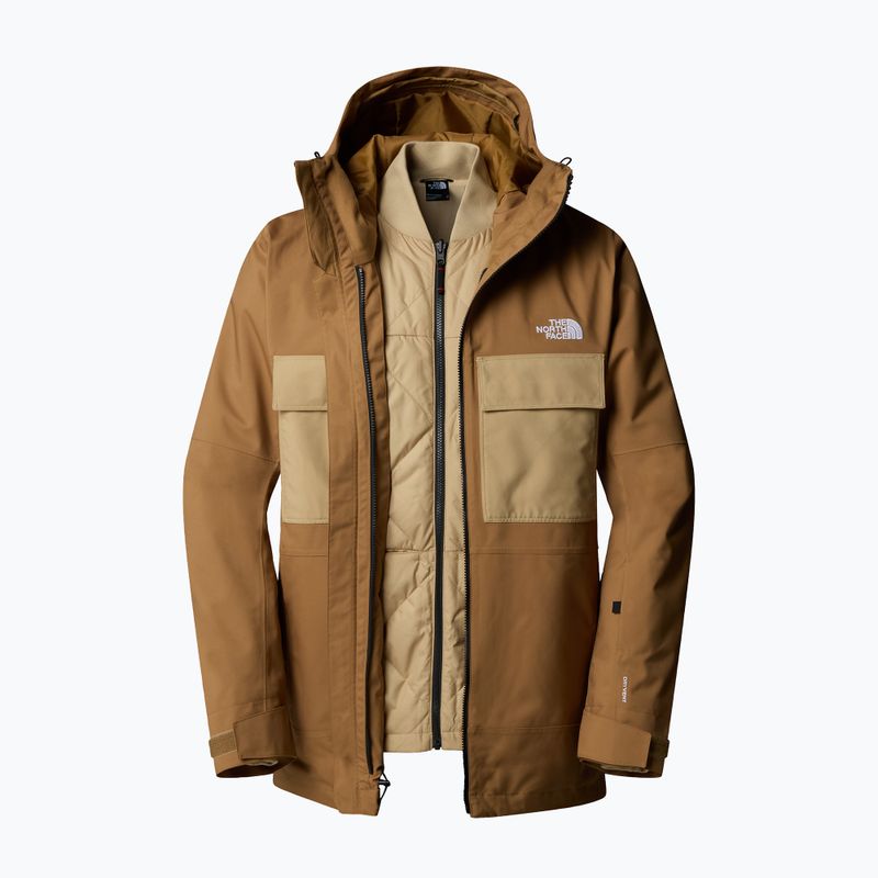 Snowboardjacke Herren The North Face Fourbarrel Triclimate utility brown/khaki 8