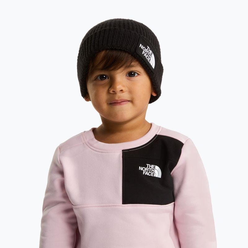 Kinder-Wintermütze The North Face Baby Logo Box Beanie tnf black 3