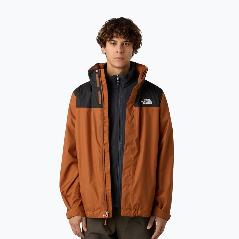 Jacke 3in1 Herren The North Face Evolve II Triclimate burnt umber/asphalt grey 3