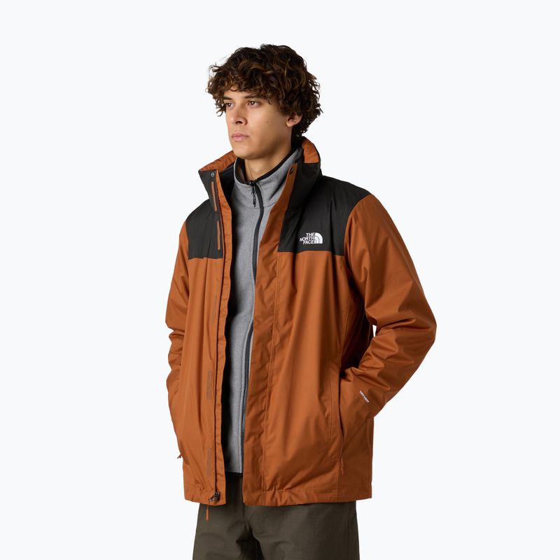 Jacke 3in1 Herren The North Face Evolve II Triclimate burnt umber/asphalt grey 4