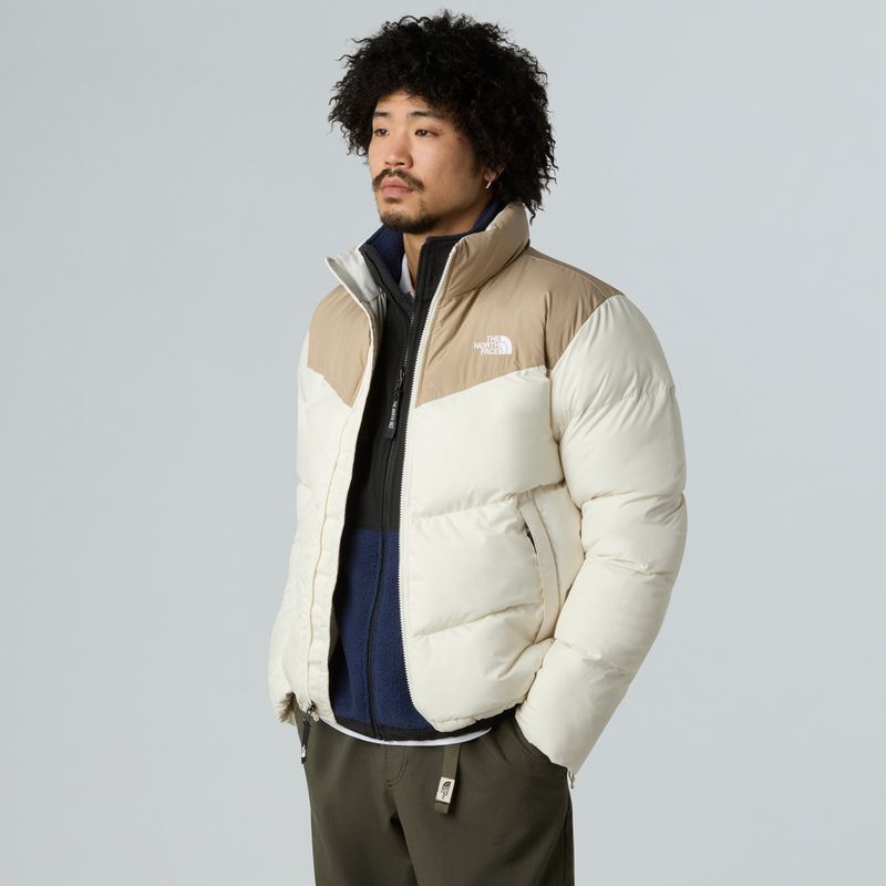 Herrenjacke The North Face Saikuru mushroom grau/weiß dun 4