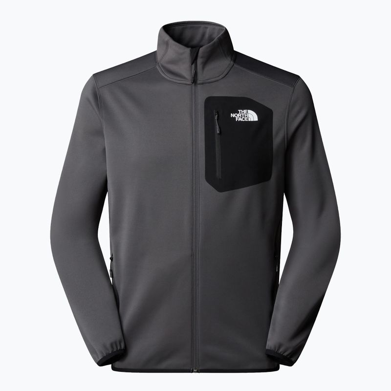 Herren Sweatshirt The North Face Crest Fz anthrazit grau/schwarz 4