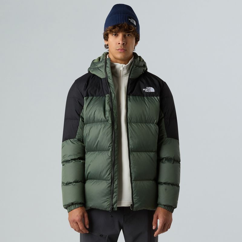 Men's The North Face Diablo Down 2.0 Hoodie Schulter Nebel/schwarz Heidekraut Daunenjacke 4