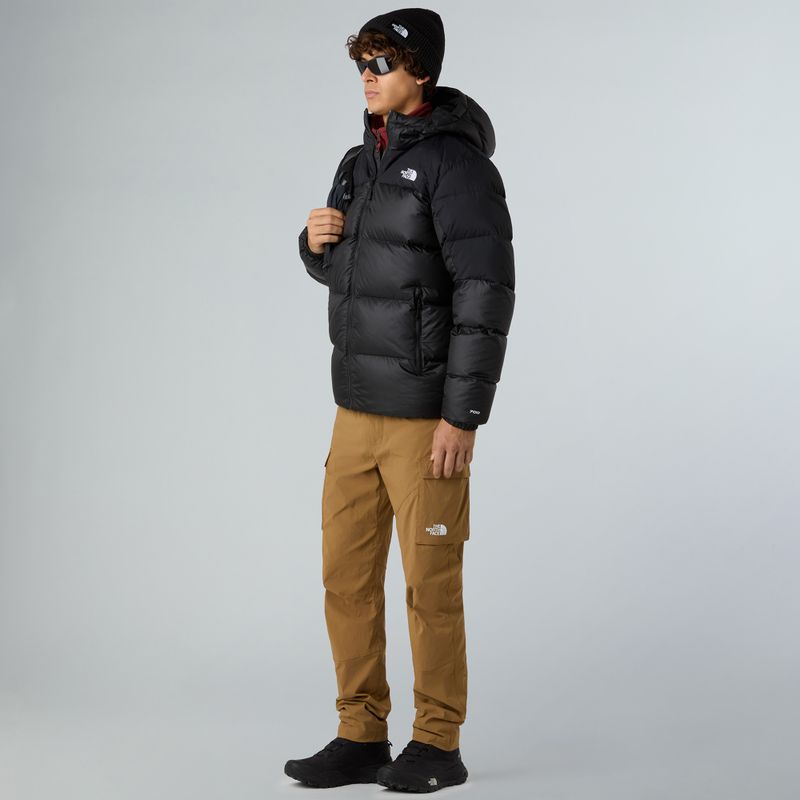 Herren Daunenjacke The North Face Diablo Down 2.0 Hoodie schwarz/schwarz/recycelte Daune 2