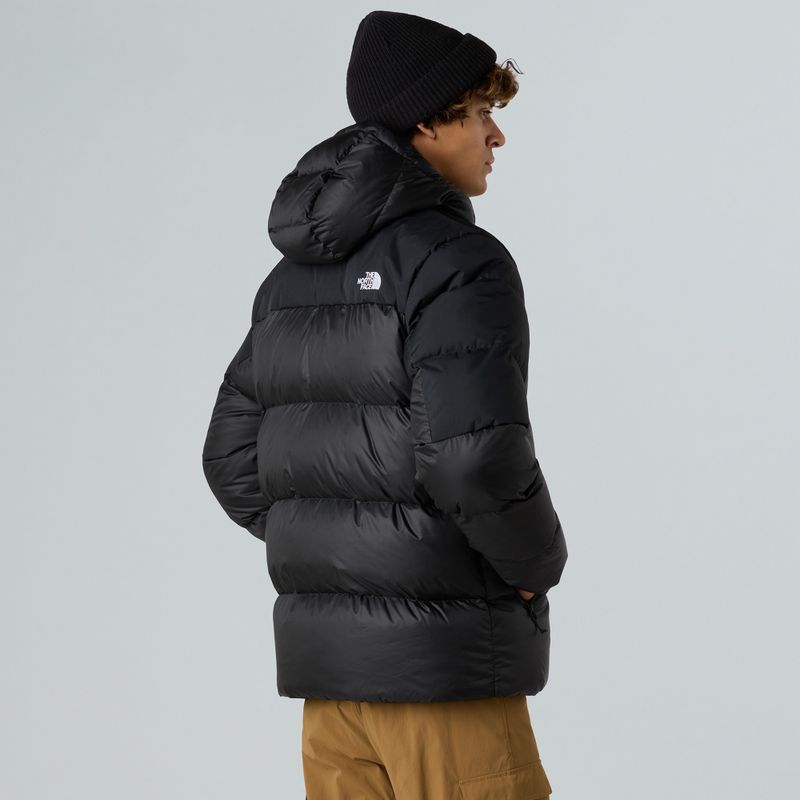 Herren Daunenjacke The North Face Diablo Down 2.0 Hoodie schwarz/schwarz/recycelte Daune 3