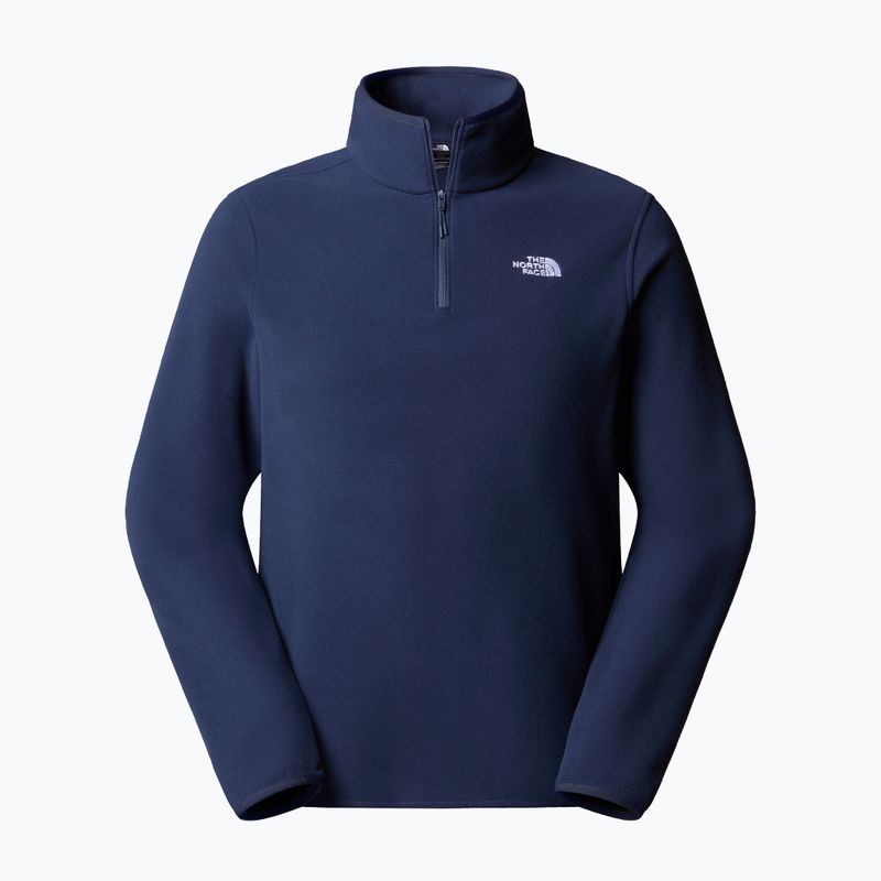 Fleece Hoodie Sweatshirt Herren The North Face Glacier Fleece 1/4 Zip summit navy 4