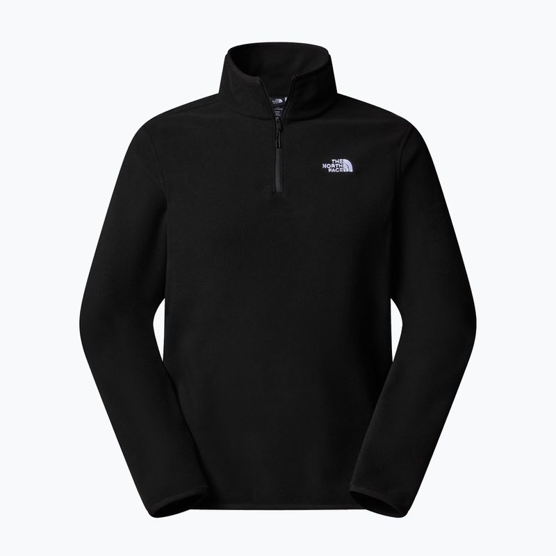 Fleece Hoodie Sweatshirt Herren The North Face Glacier Fleece 1/4 Zip black 3
