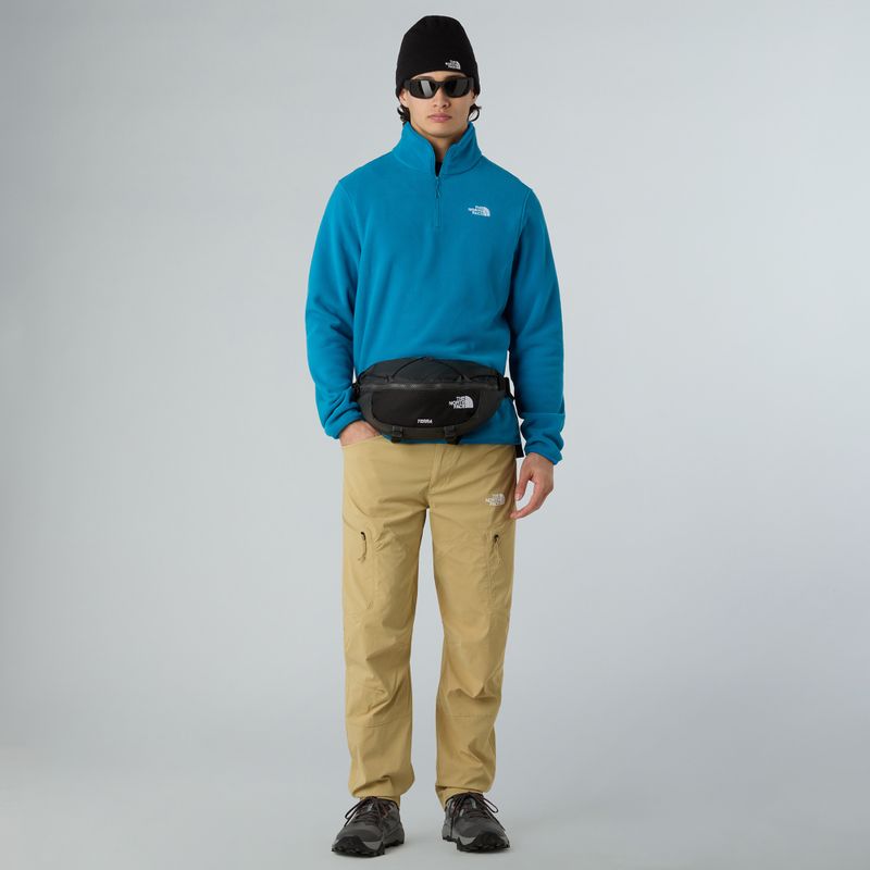 Fleece Hoodie Sweatshirt Herren The North Face Glacier Fleece 1/4 Zip dusk blue 2