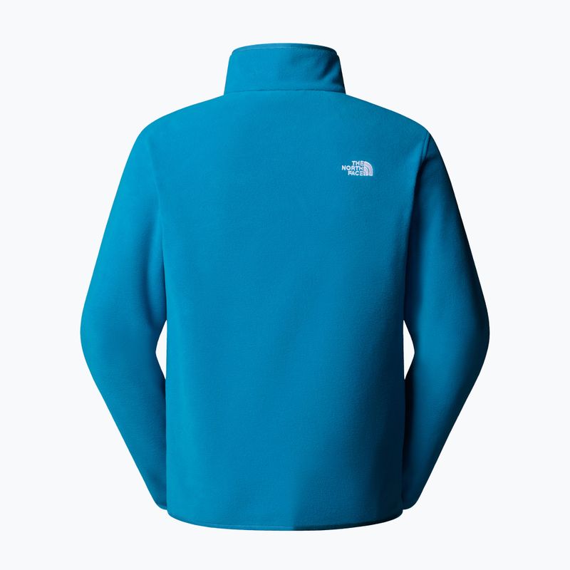 Fleece Hoodie Sweatshirt Herren The North Face Glacier Fleece 1/4 Zip dusk blue 5