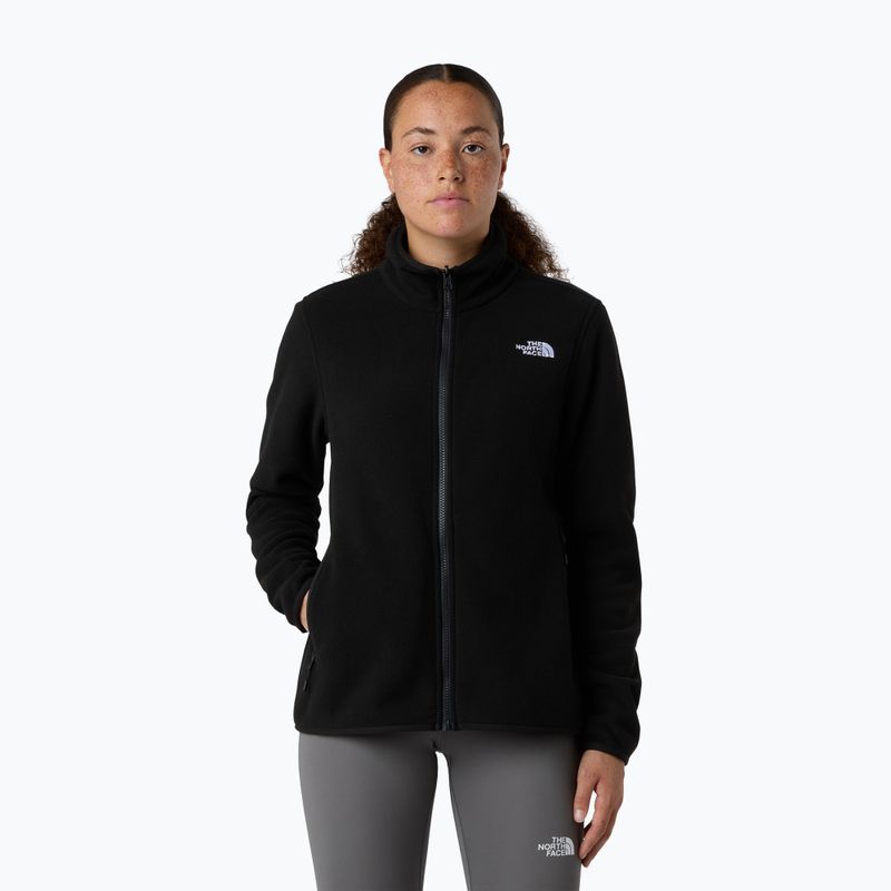 Damen-Fleece-Sweatshirt The North Face Glacier Fleece schwarz