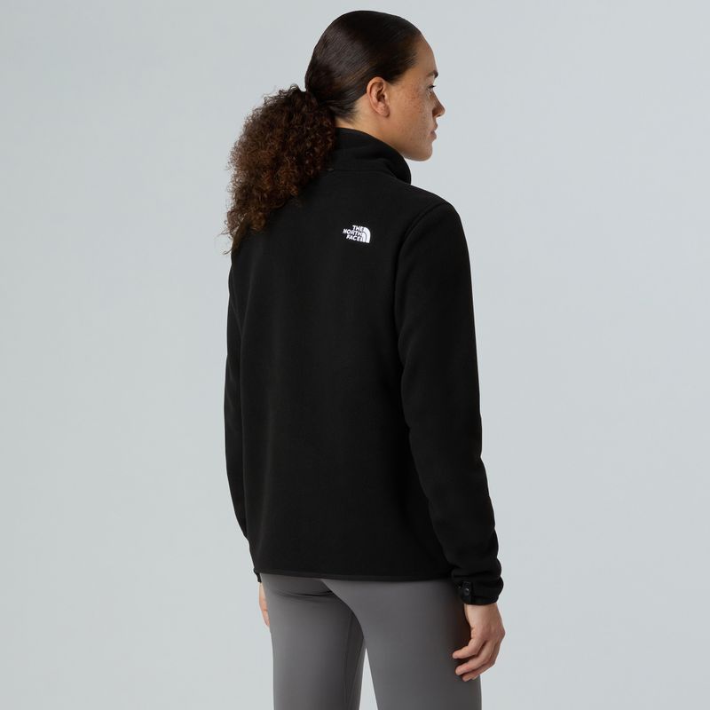 Damen-Fleece-Sweatshirt The North Face Glacier Fleece schwarz 3