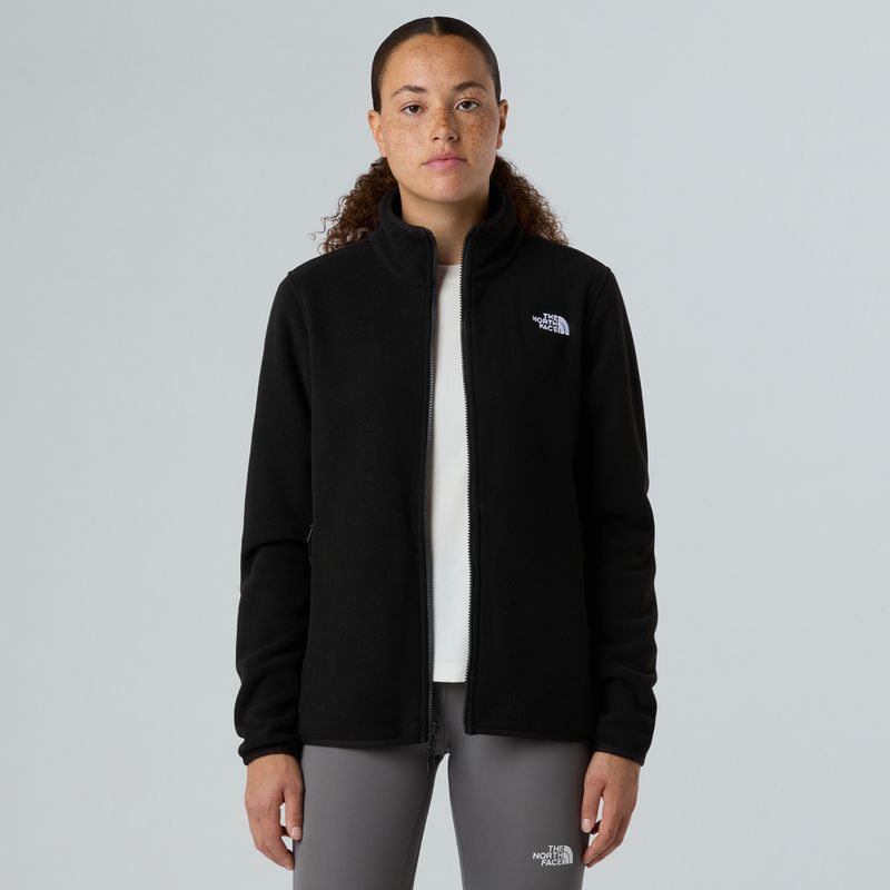 Fleece Hoodie Sweatshirt Damen The North Face Glacier Fleece black 4