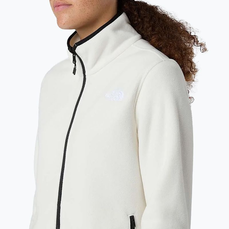 Fleece Hoodie Sweatshirt Damen The North Face Glacier Fleece white dune 5