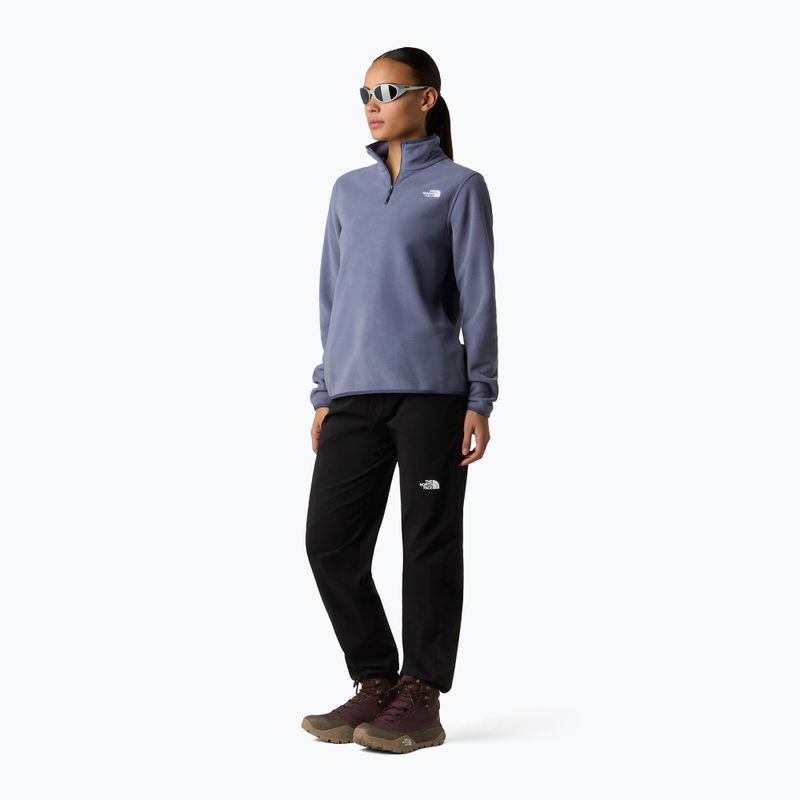 Fleece Hoodie Sweatshirt Damen The North Face Glacier Fleece 1/4 Zip twilight galaxy 2
