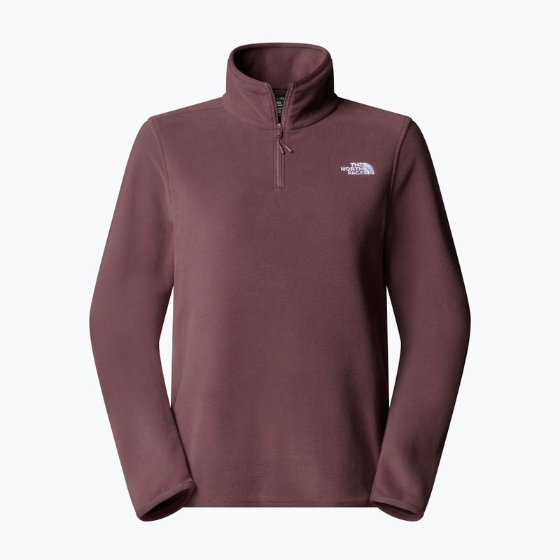 Fleece Hoodie Sweatshirt Damen The North Face Glacier Fleece 1/4 Zip tawny quartz 4