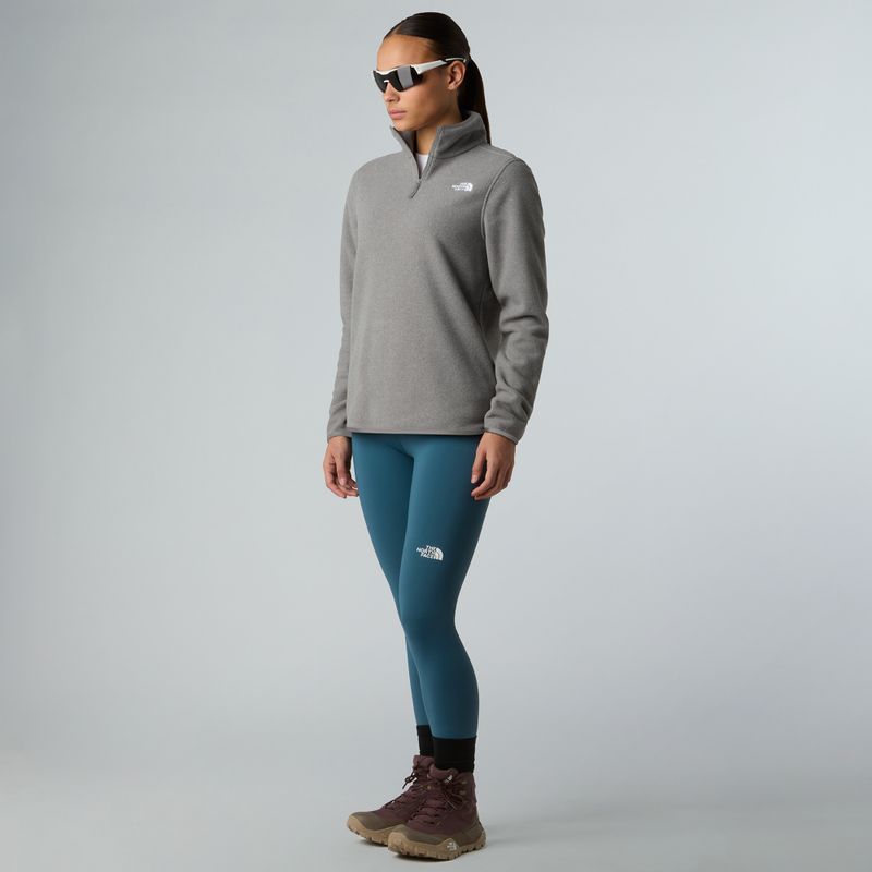 Damen-Fleece-Sweatshirt The North Face Glacier Fleece 1/4 Zip mittelgrau heather 2