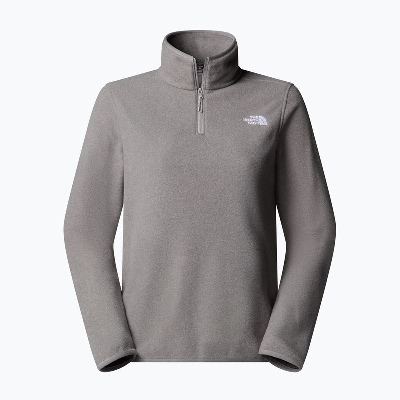 Damen-Fleece-Sweatshirt The North Face Glacier Fleece 1/4 Zip mittelgrau heather 4