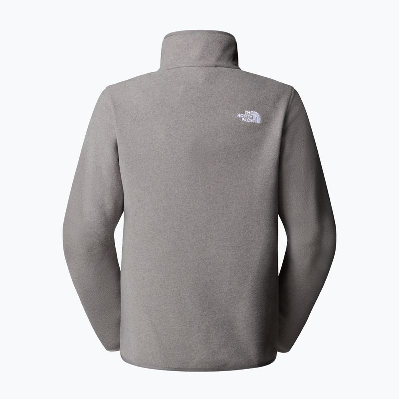 Damen-Fleece-Sweatshirt The North Face Glacier Fleece 1/4 Zip mittelgrau heather 5