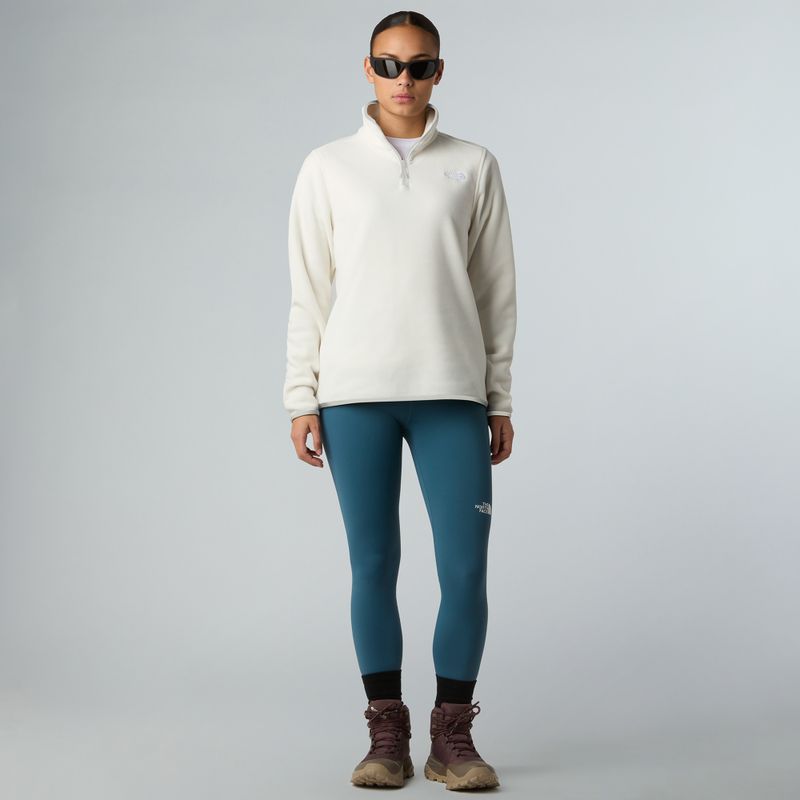 Fleece Hoodie Sweatshirt Damen The North Face Glacier Fleece 1/4 Zip white dune 2