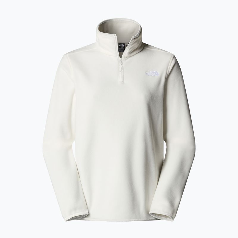 Fleece Hoodie Sweatshirt Damen The North Face Glacier Fleece 1/4 Zip white dune 4