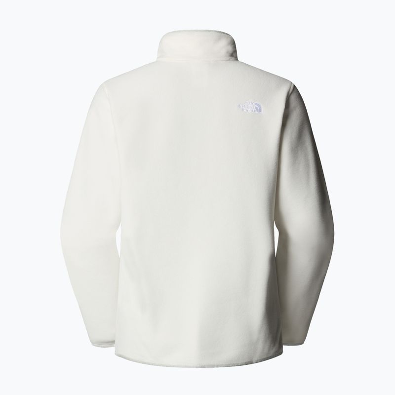 Fleece Hoodie Sweatshirt Damen The North Face Glacier Fleece 1/4 Zip white dune 5