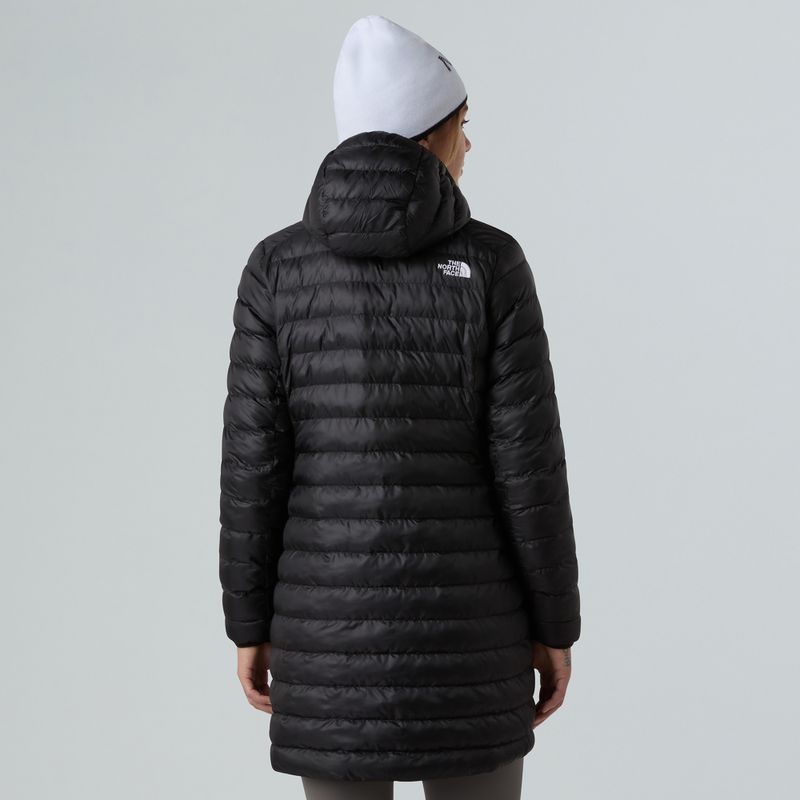 Damen gefütterter Mantel The North Face Huila Synth Parka schwarz 3