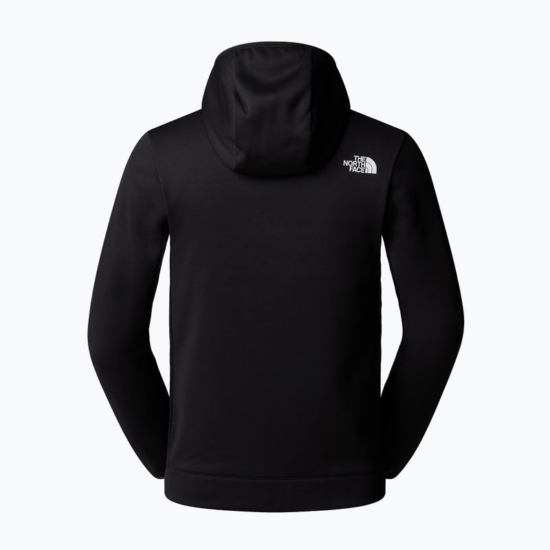 Hoodie Sweatshirt Herren The North Face Mountain Athletics Fleece Full Zip black 5